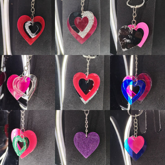 Llaveros corazones